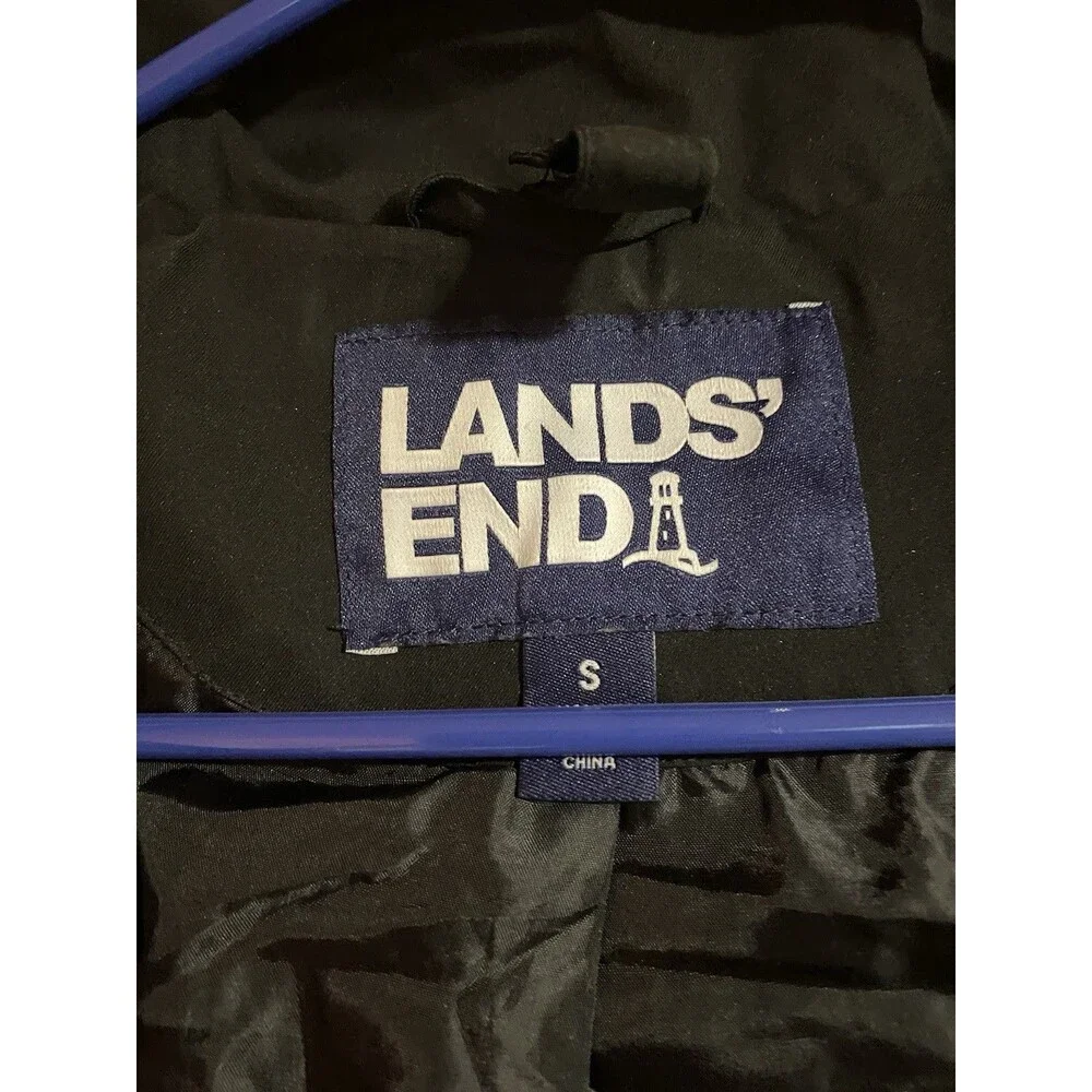 Land’s End Women’s Small 3-in-1 Coat Black - Picture 3 of 7